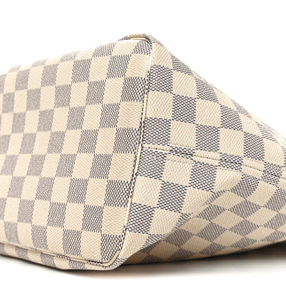 Louis Vuitton Damier Azur Neo Neverfull MM Rose Ballerine 9 of 9