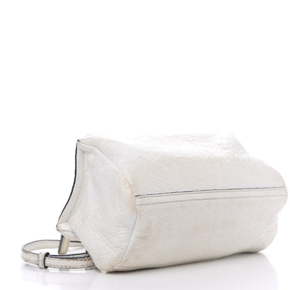 Givenchy Crinkled Patent Deerskin Mini Pandora White 4 of 17