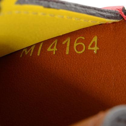 Louis Vuitton Monogram Tribal Mask Card Holder Red 7 of 7