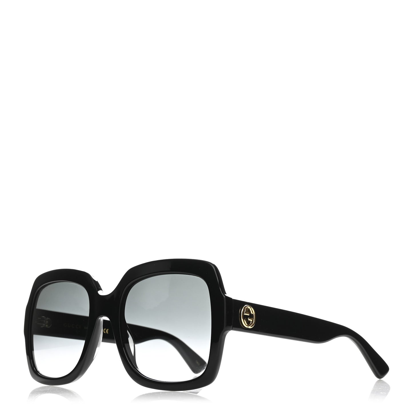 Acetate Square Frame Sunglasses GG0036S Black