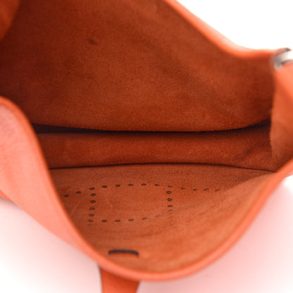 Hermes Taurillon Clemence Evelyne III PM Orange 5 of 11