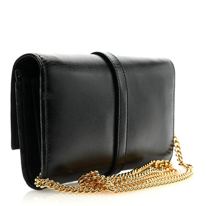 Gucci Calfskin Jackie 1961 Chain Wallet Black 3 of 8