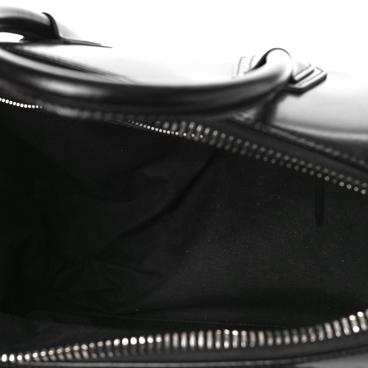 Shiny Lord Calfskin Medium Antigona Black