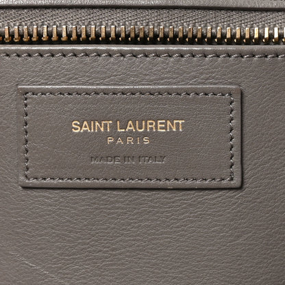 Saint Laurent Calfskin Small Monogram Cabas Fog 6 of 9