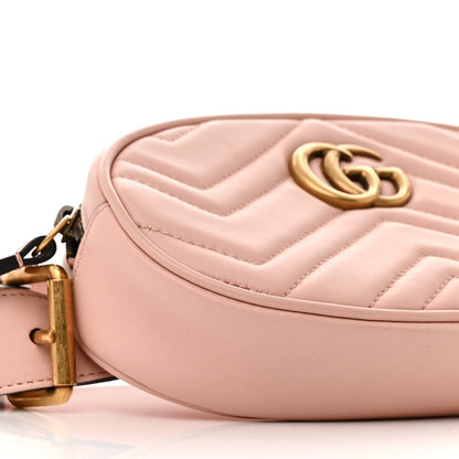 Gucci Calfskin Matelasse GG Marmont Belt Bag 65 95/38 Perfect Pink 18 of 25