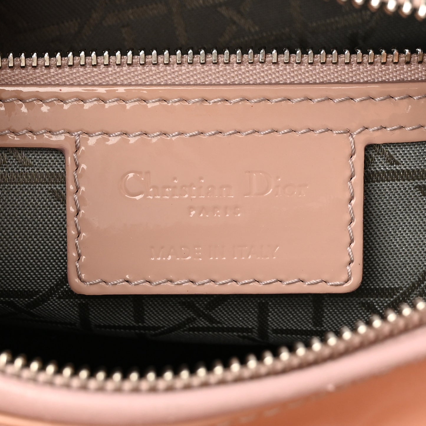 Patent Cannage Large Lady Dior Light Pink