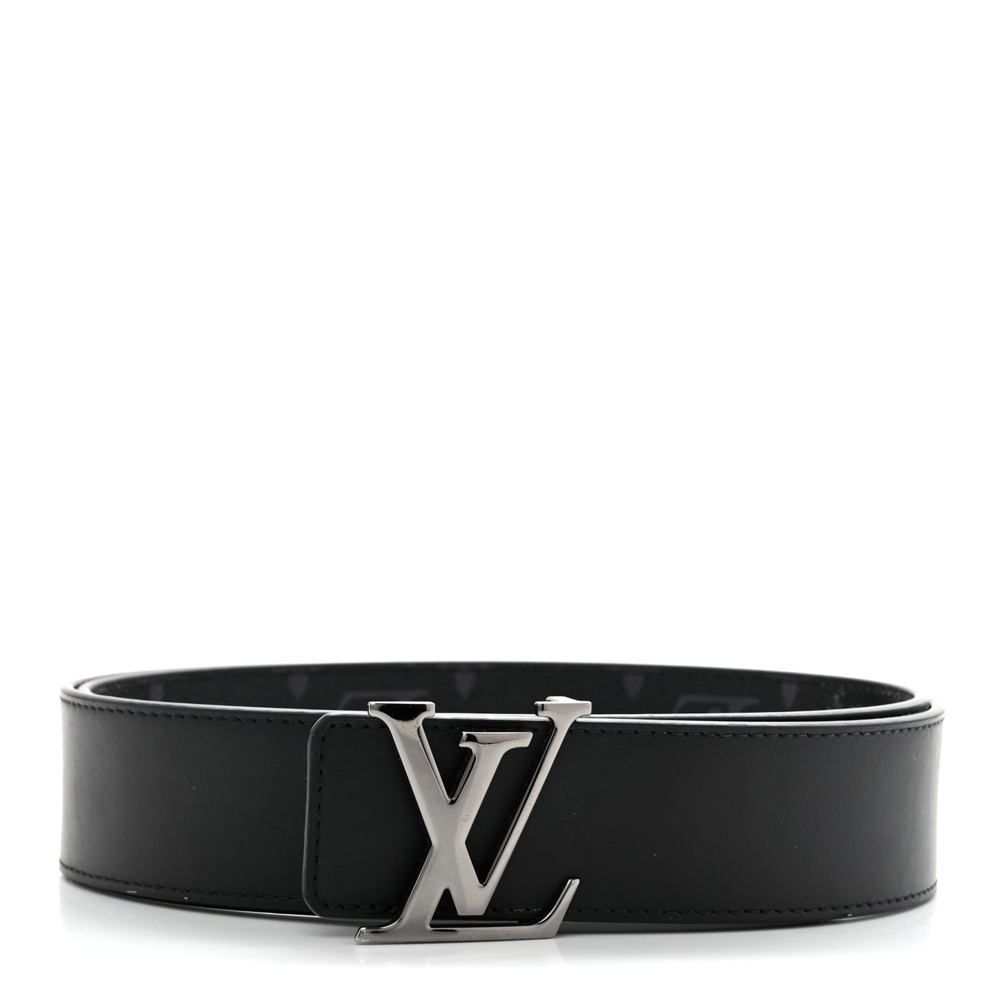 Monogram Eclipse Taigarama 40mm LV Initiales Reversible Belt 95 38 Black