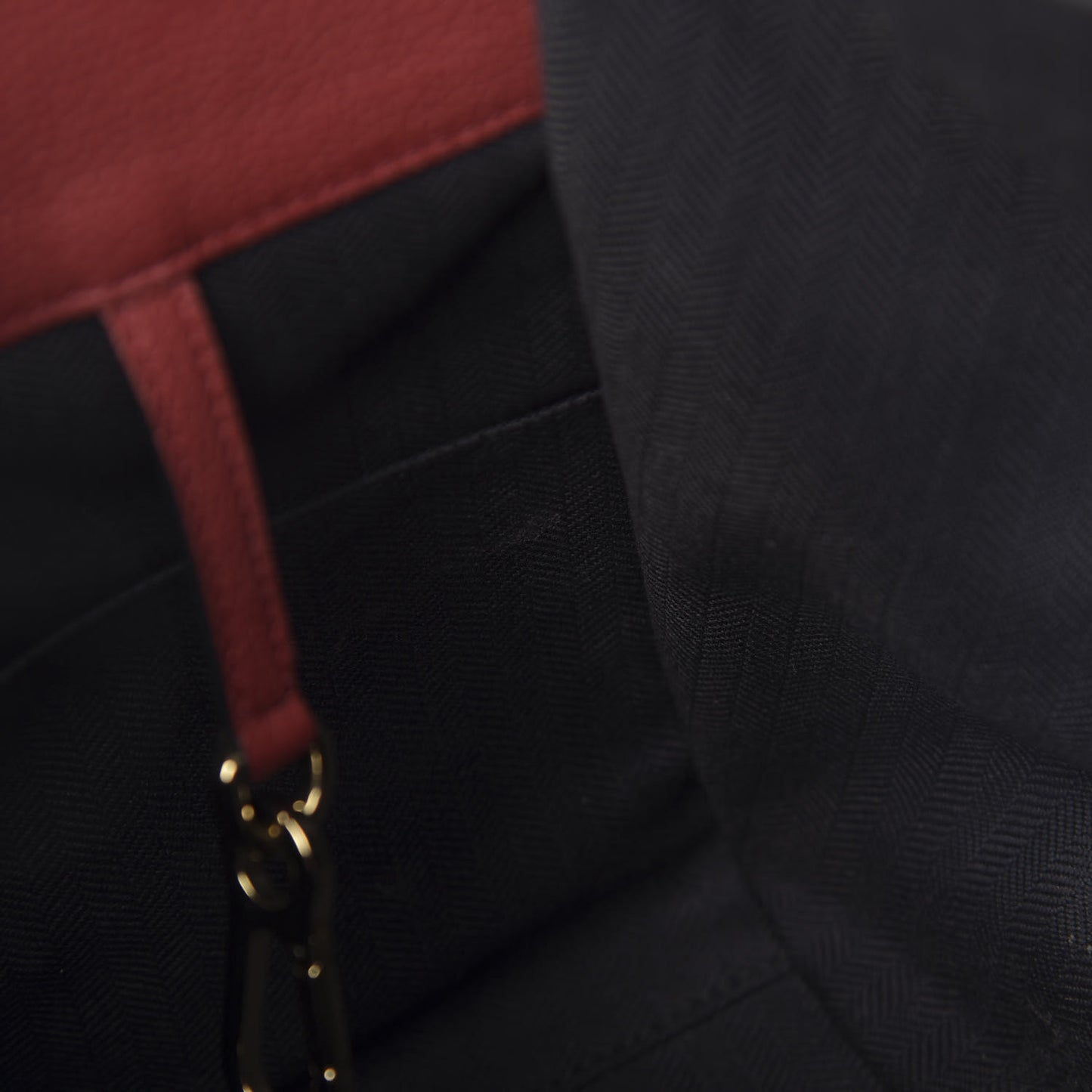 Calfskin Small Hammock Shoulder Bag Dark Red