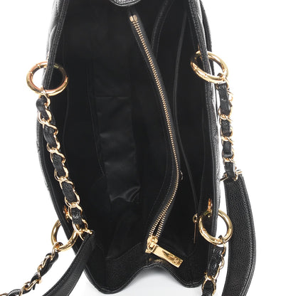 Chanel Caviar Quilted Grand Shopping Tote GST Black 5 of 7
