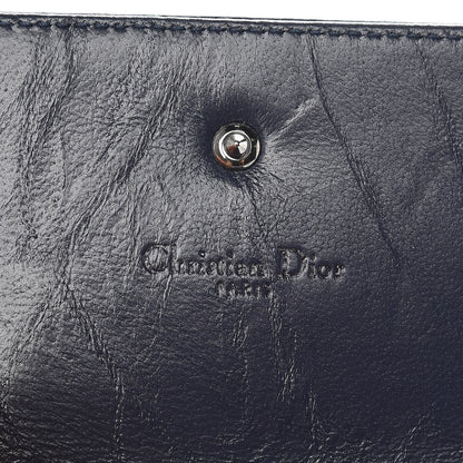 Christian Dior Lambskin Diorama Elancee Wallet Dark Marine 7 of 12