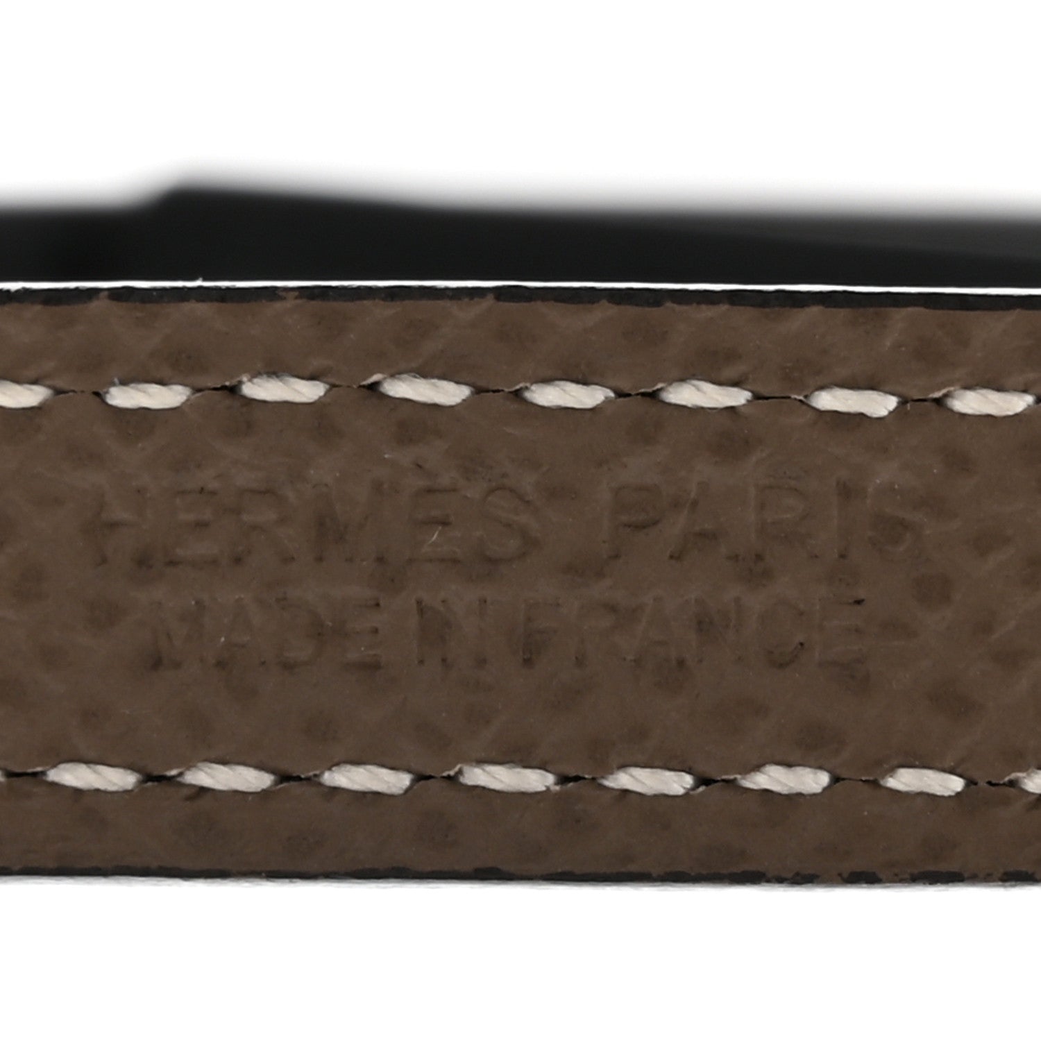 Hermes Epsom Swift 13mm Focus Belt 70 28 Black Etoupe 5 of 8
