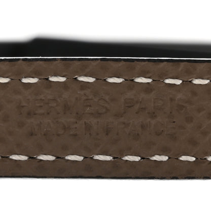 Hermes Epsom Swift 13mm Focus Belt 70 28 Black Etoupe 5 of 8