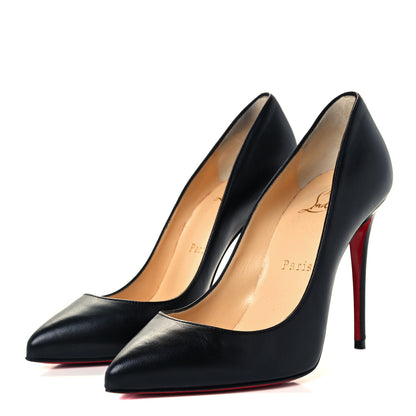Christian Louboutin Shiny Nappa Pigalle Follies 100 Pumps 35.5 Black 2 of 9