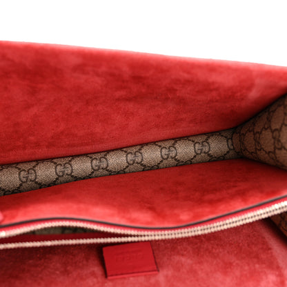 Gucci GG Supreme Monogram Small Dionysus Shoulder Bag Red 5 of 11