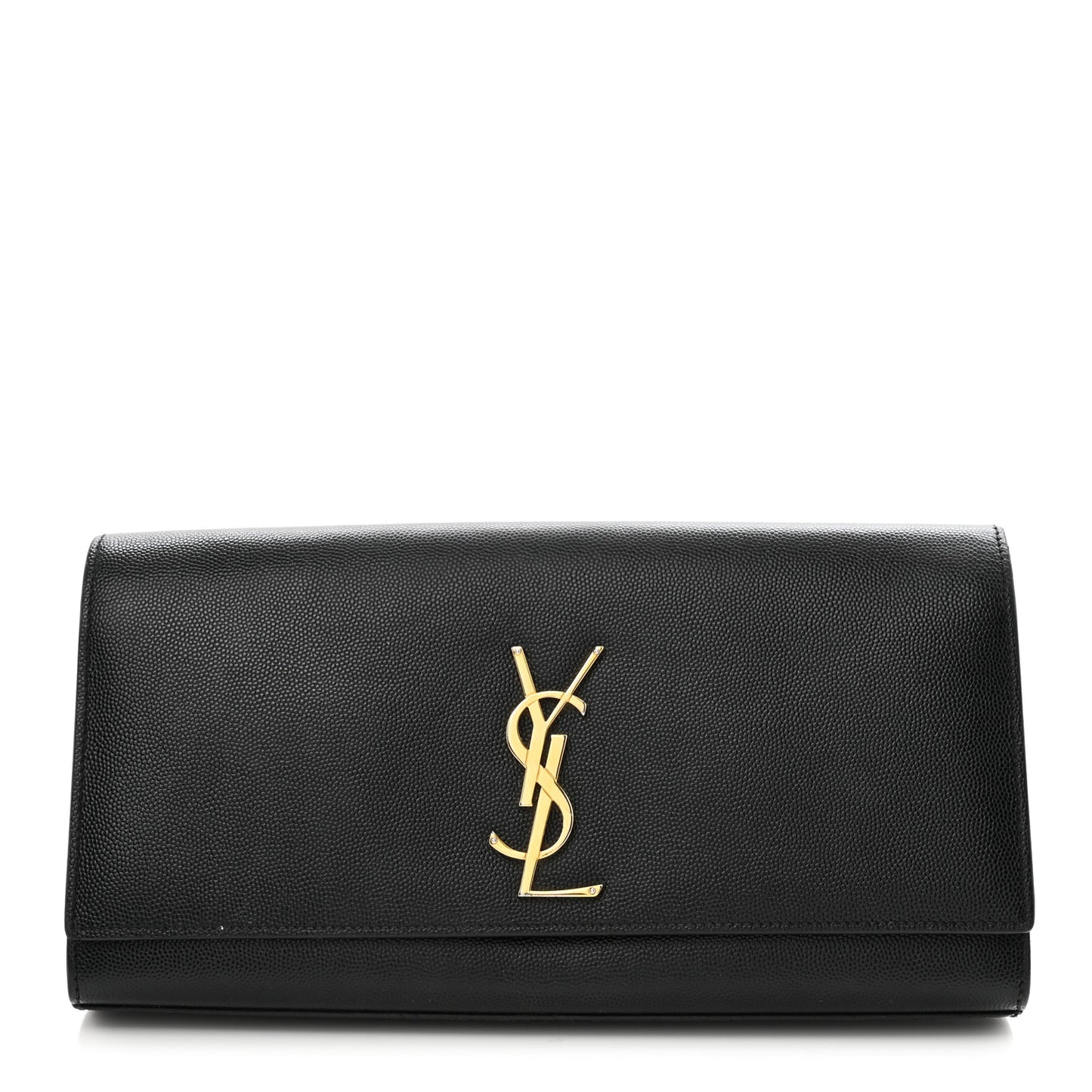 Grain De Poudre Monogram Cassandre Clutch Black
