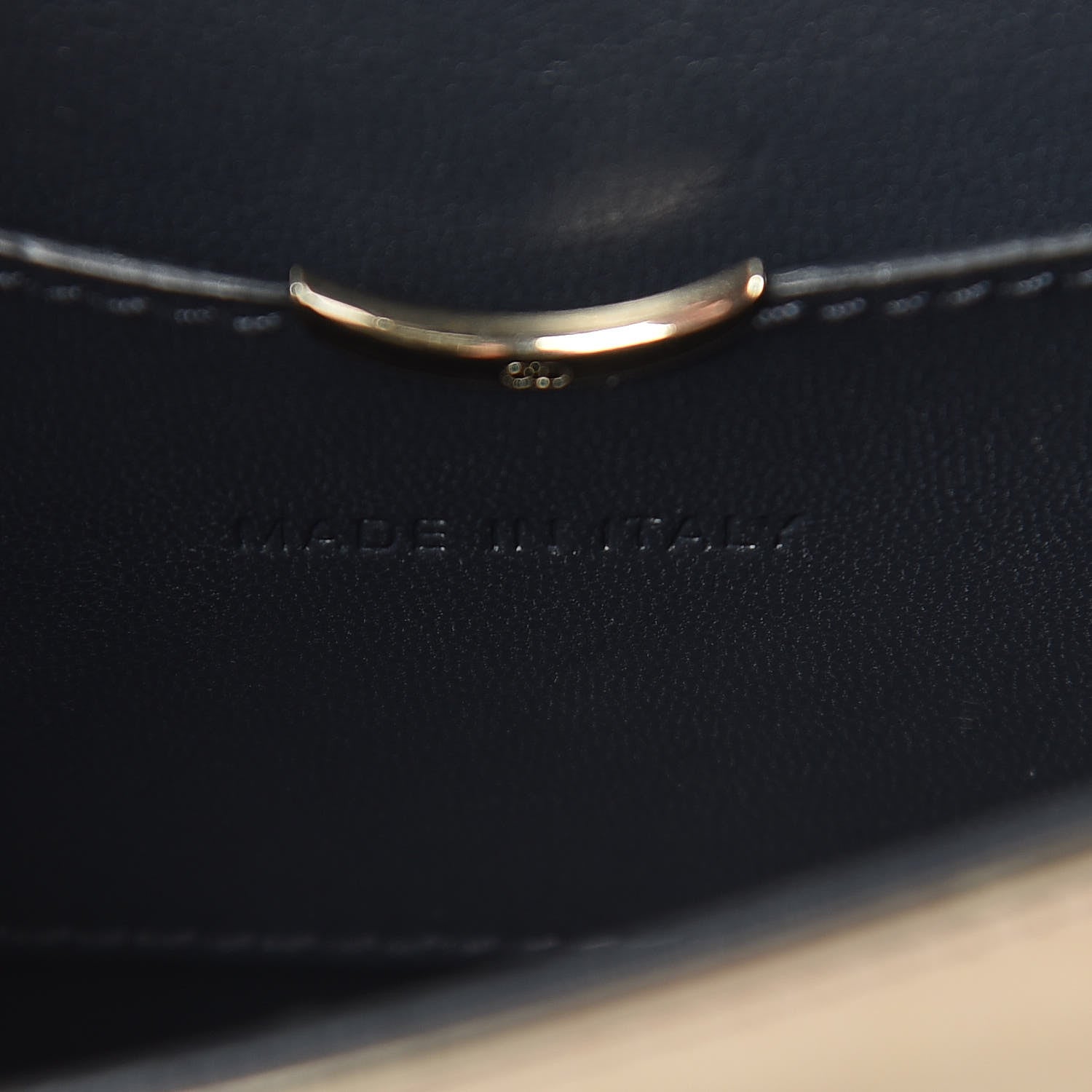 Christian Dior Metallic Patent Micro-Cannage Mini Diorama Flap Bag Gold 9 of 12