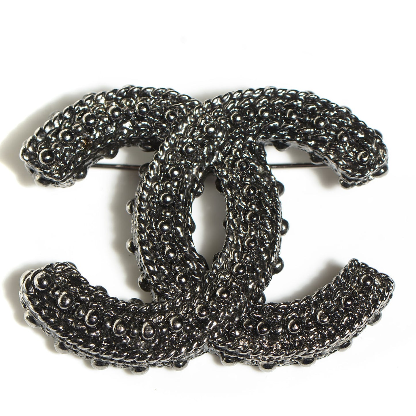 Ruthenium CC Brooch