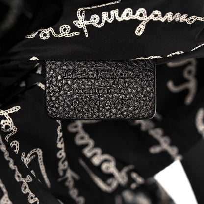 Salvatore Ferragamo Nylon All Over Printed Logo Tote Black 8 of 14