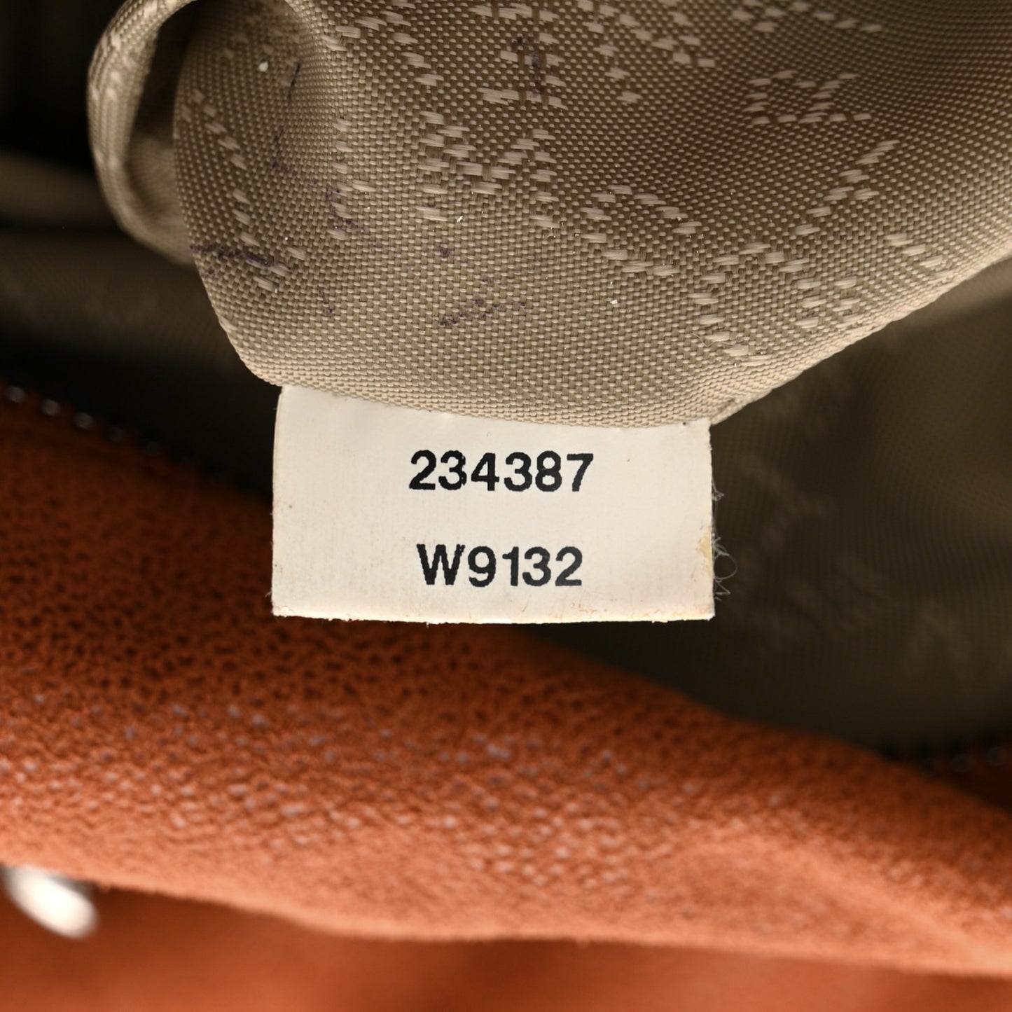 Shaggy Deer Falabella Fold Over Tote Brandy