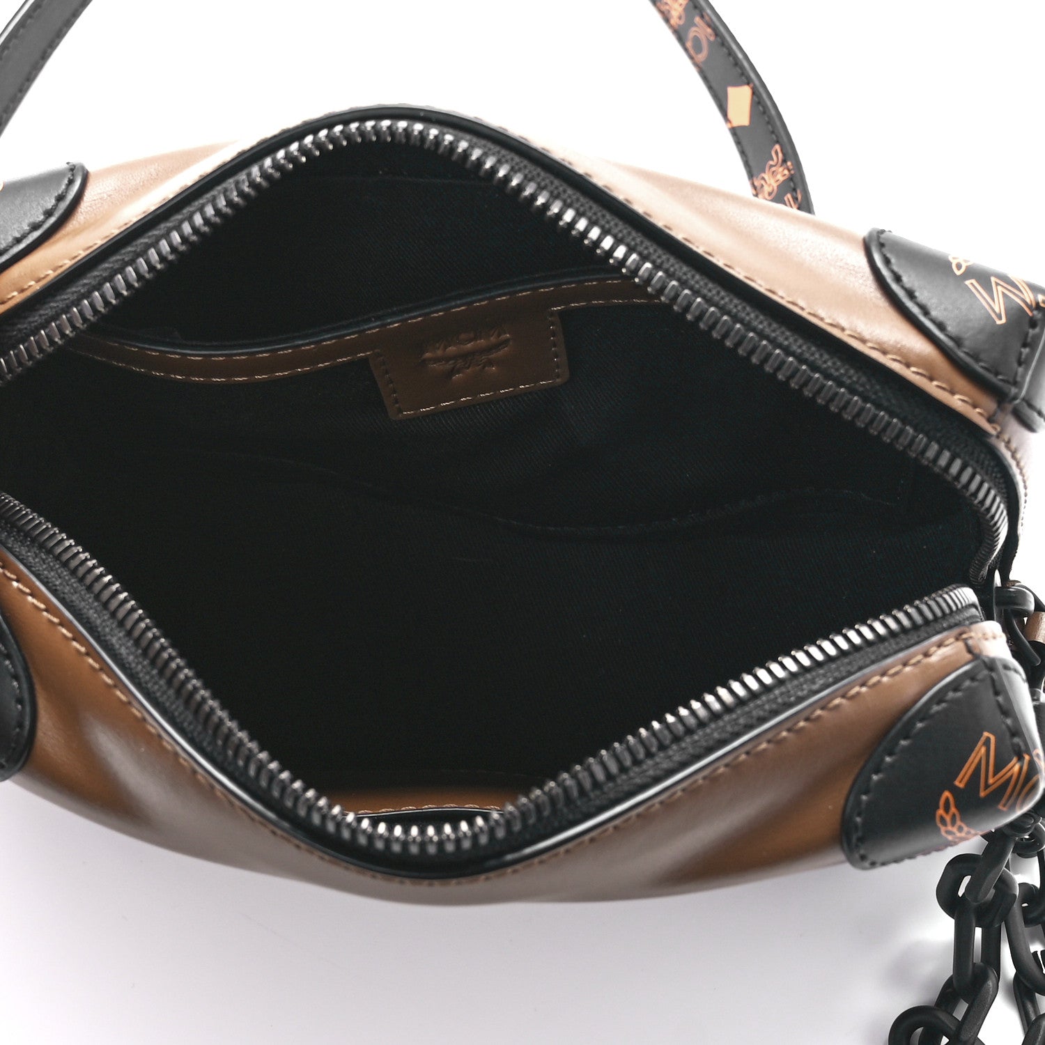 MCM Box Mini Berlin Logo Crossbody Toffee 5 of 11