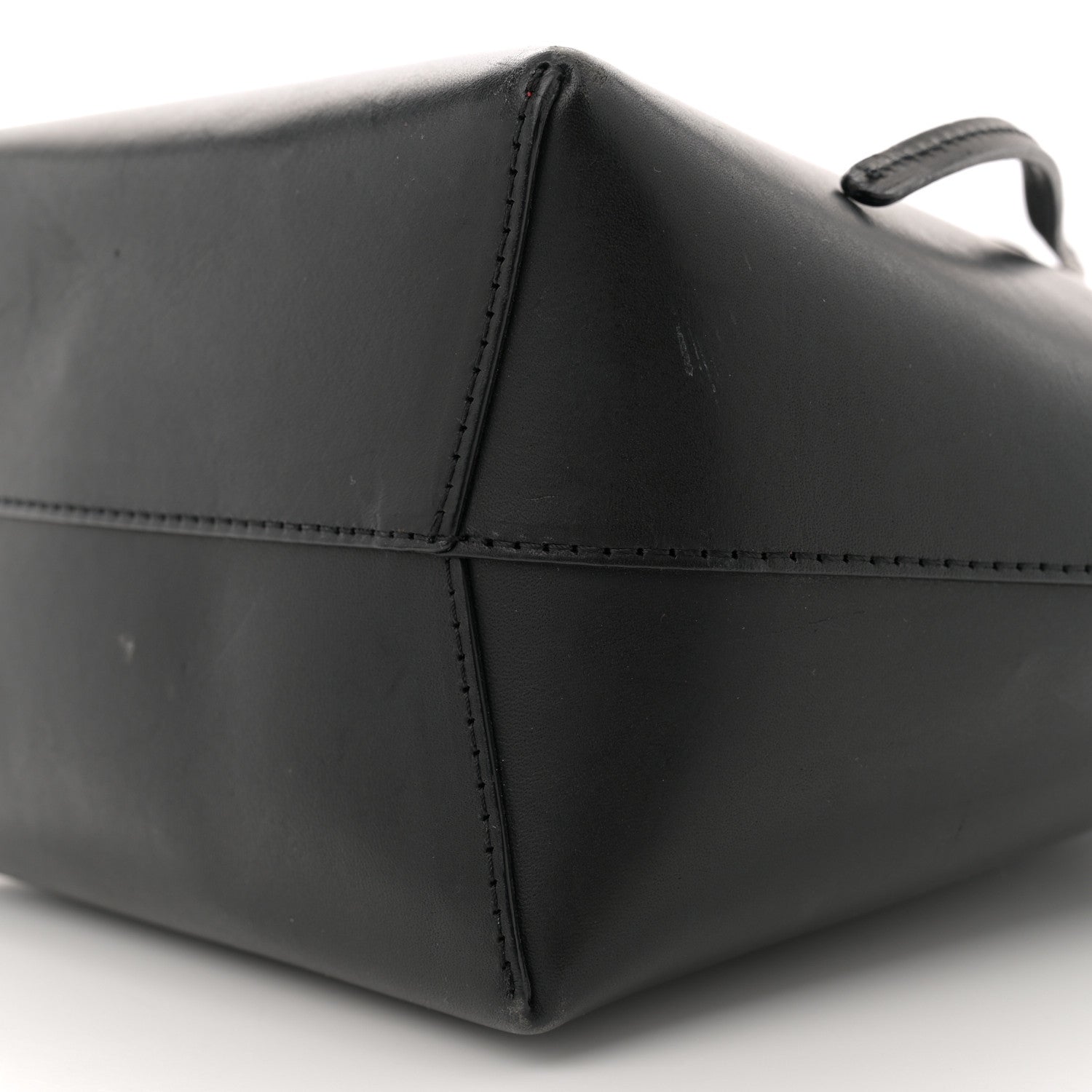 Mansur Gavriel Calfskin Bucket Bag Black Flamma 10 of 15