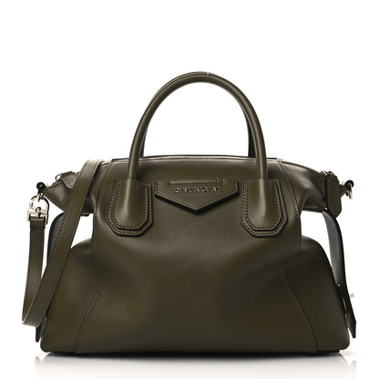 Givenchy Smooth Calfskin Small Soft Antigona Dark Khaki 1 of 8