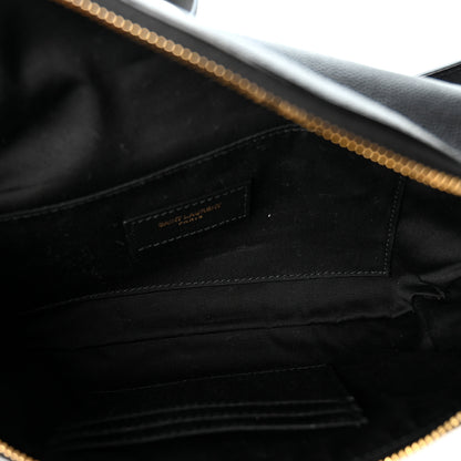 Saint Laurent Grain De Poudre Monogram Belt Bag Black 5 of 9