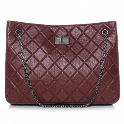 Chanel Aged Calfskin Reissue 2.55 Tote Bordeaux 1 of 8