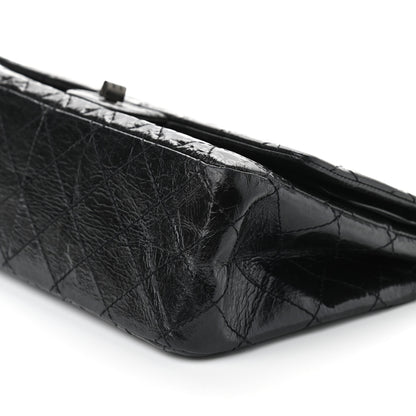 Chanel Glazed Calfskin Quilted 2.55 Reissue 226 Flap So Black 7 of 9