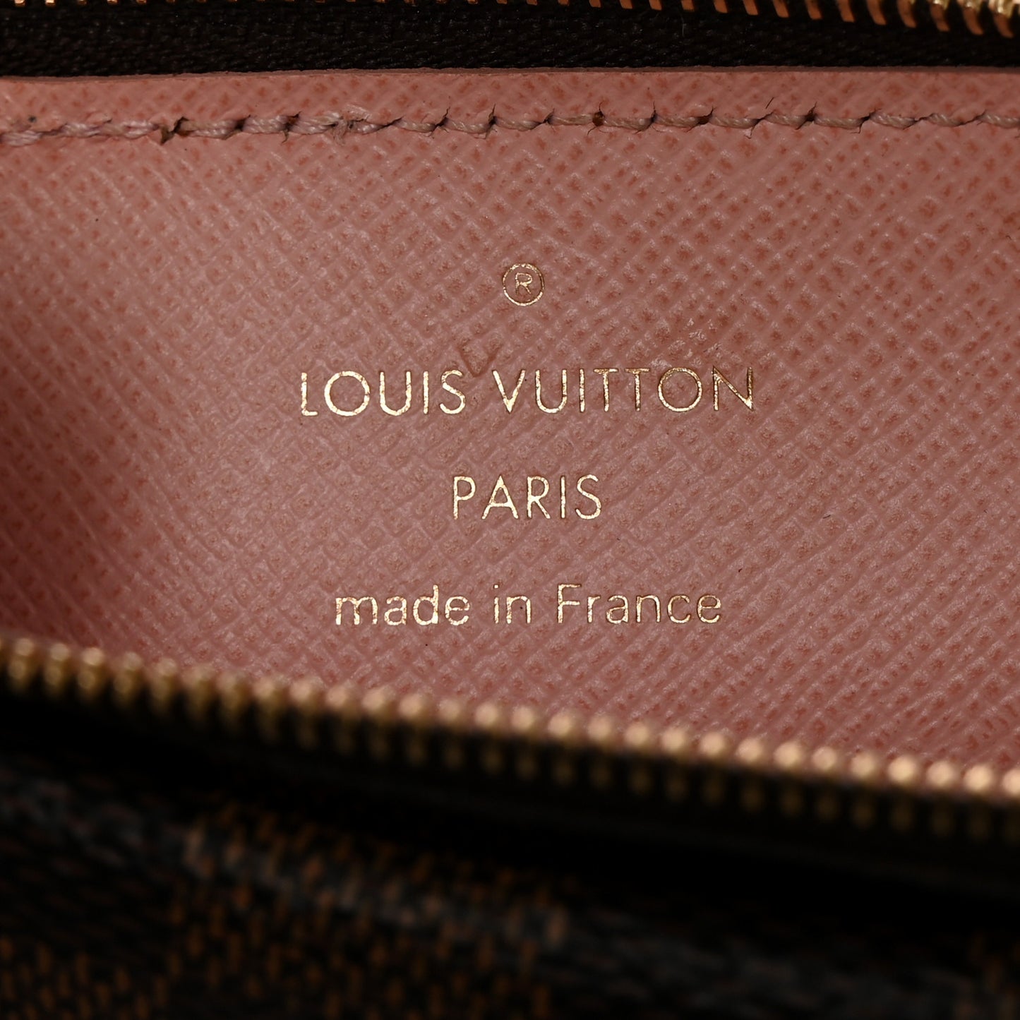 Damier Ebene Recto Verso Card Holder Rose Ballerine