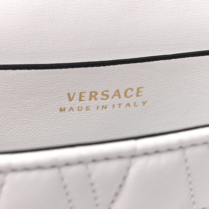Versace Nappa Quilted Virtus Belt Bag Optical White 7 of 7