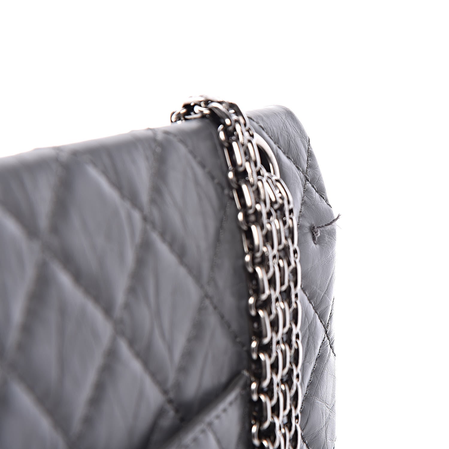 Chanel Aged Calfskin Quilted 2.55 Reissue 226 Flap Grey 8 of 20