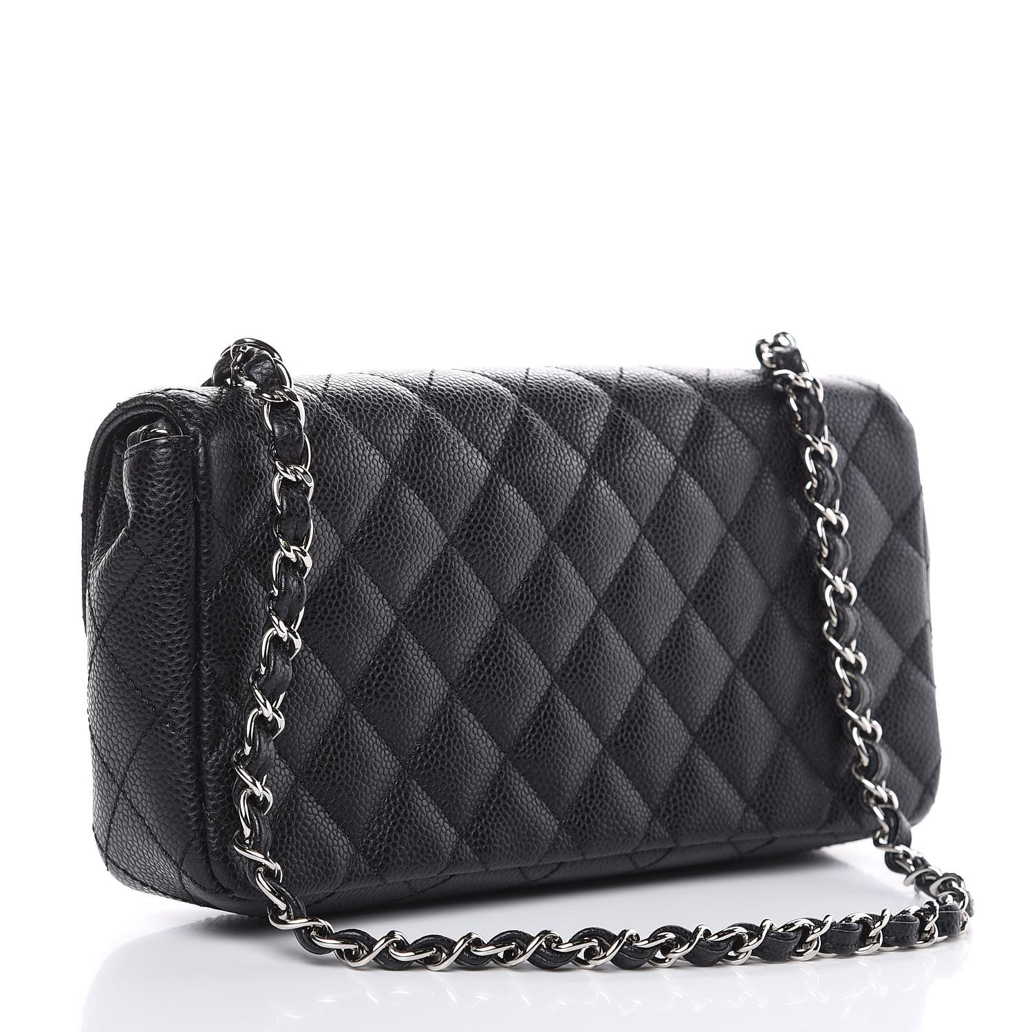 Chanel Caviar Quilted East West Flap Black 3 of 11