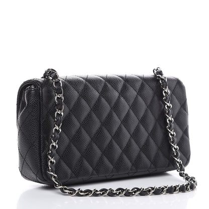 Chanel Caviar Quilted East West Flap Black 3 of 11