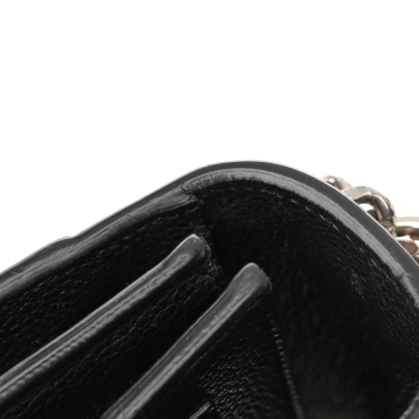 Grained Calfskin Small Monogram Sunset Black