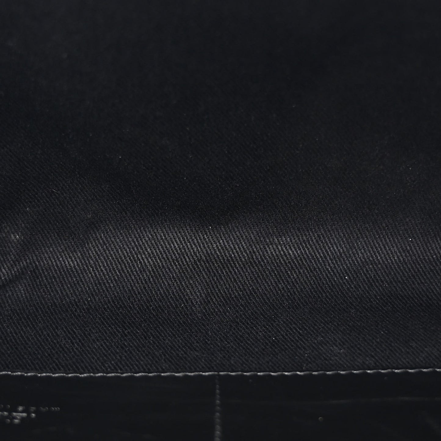 Coated Canvas La Greca Signature  Black Gray