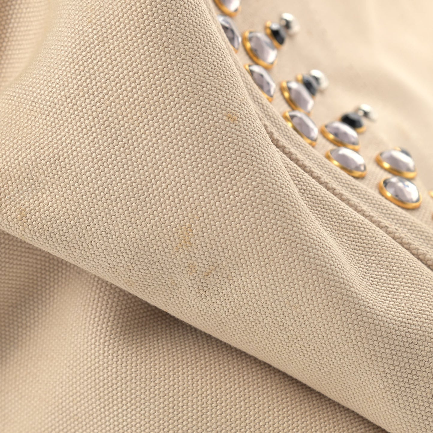 Canapa Crystal Studded Tote Corda