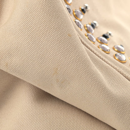 Prada Canapa Crystal Studded Tote Corda 10 of 12