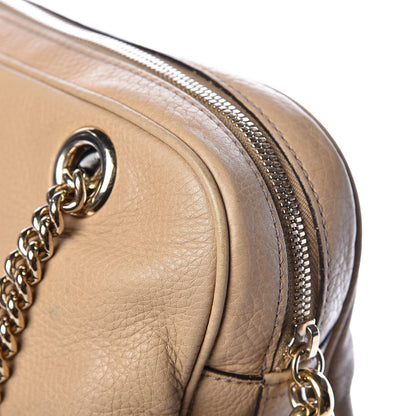 Gucci Pebbled Calfskin Small Soho Bowler Camelia 19 of 20