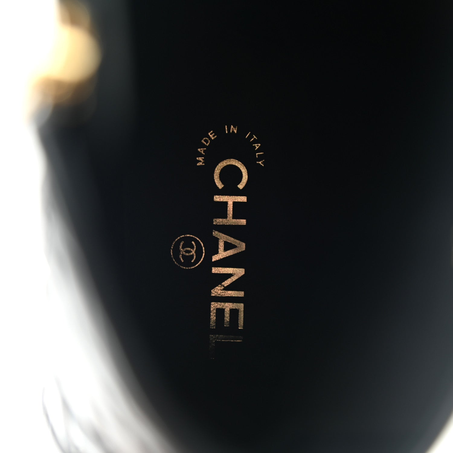 Chanel Calfskin CC Boots 39 Black 7 of 9