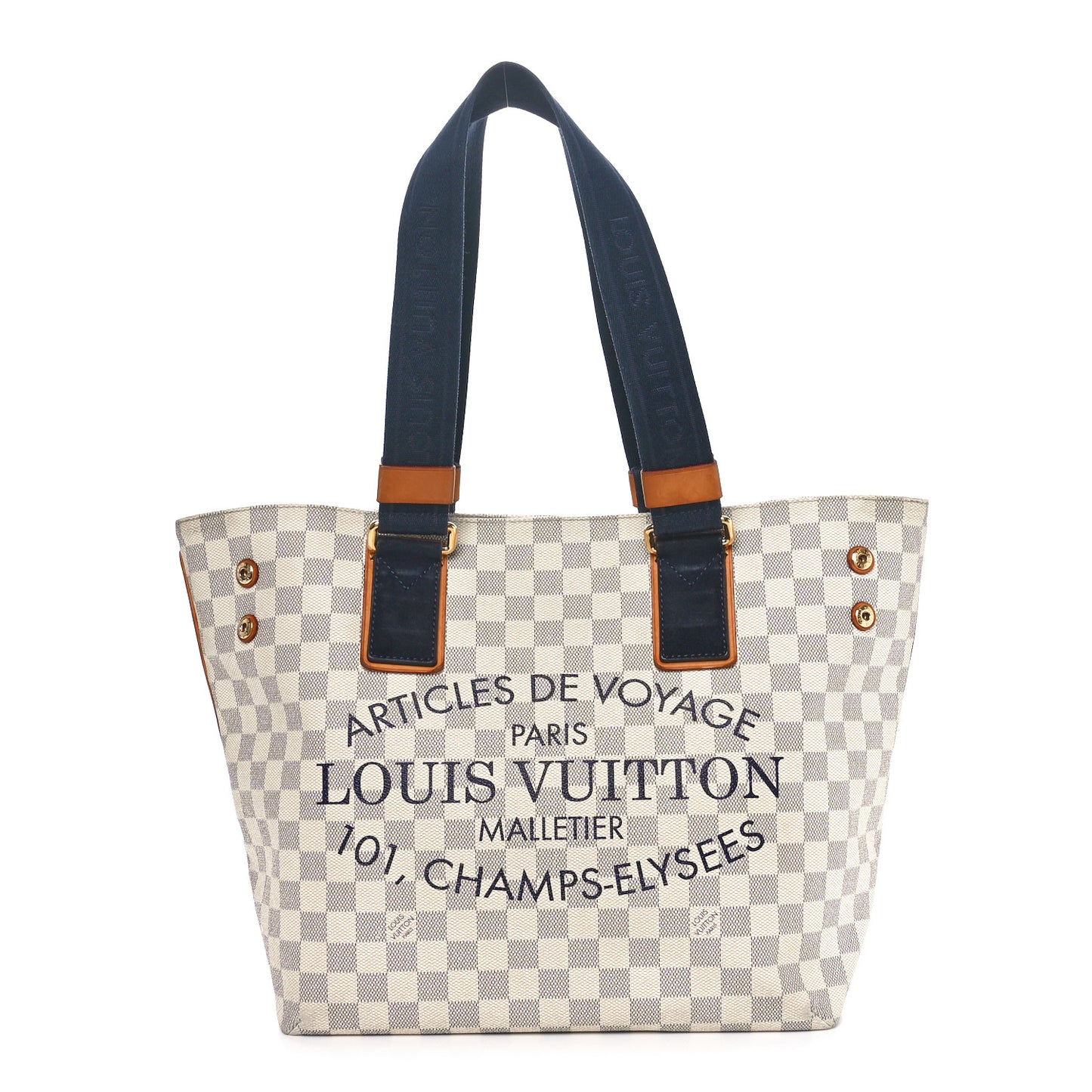 Damier Azur Beach Cabas PM