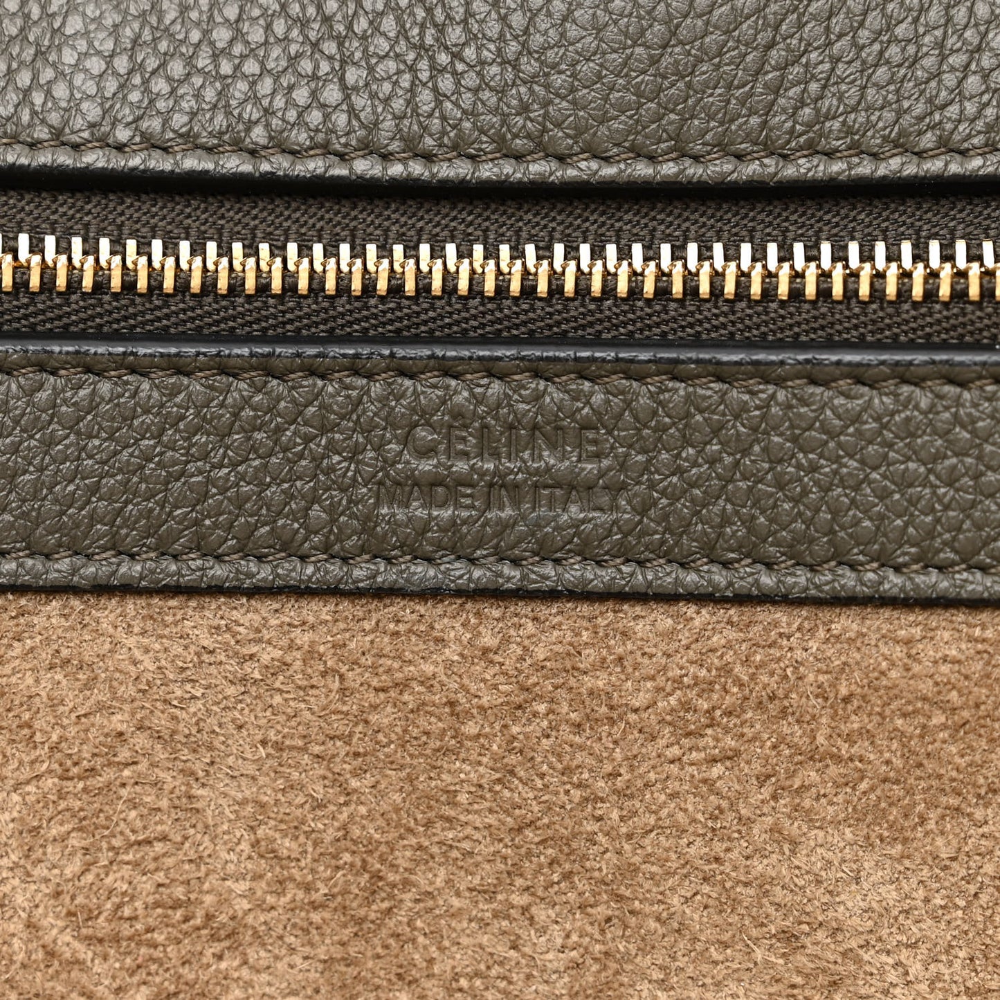 Soft Grained Calfskin Small Belt Cabas Phantom Taupe