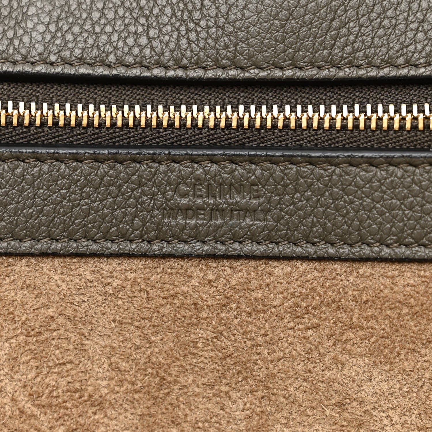 Celine Soft Grained Calfskin Small Belt Cabas Phantom Taupe 6 of 17