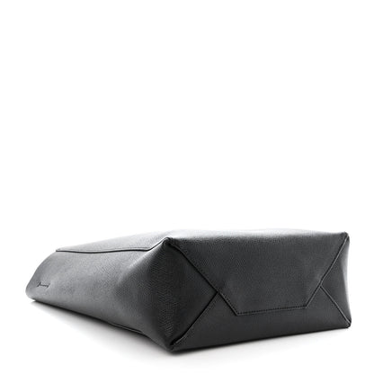 Celine Grained Calfskin Small Vertical Cabas Black 4 of 9