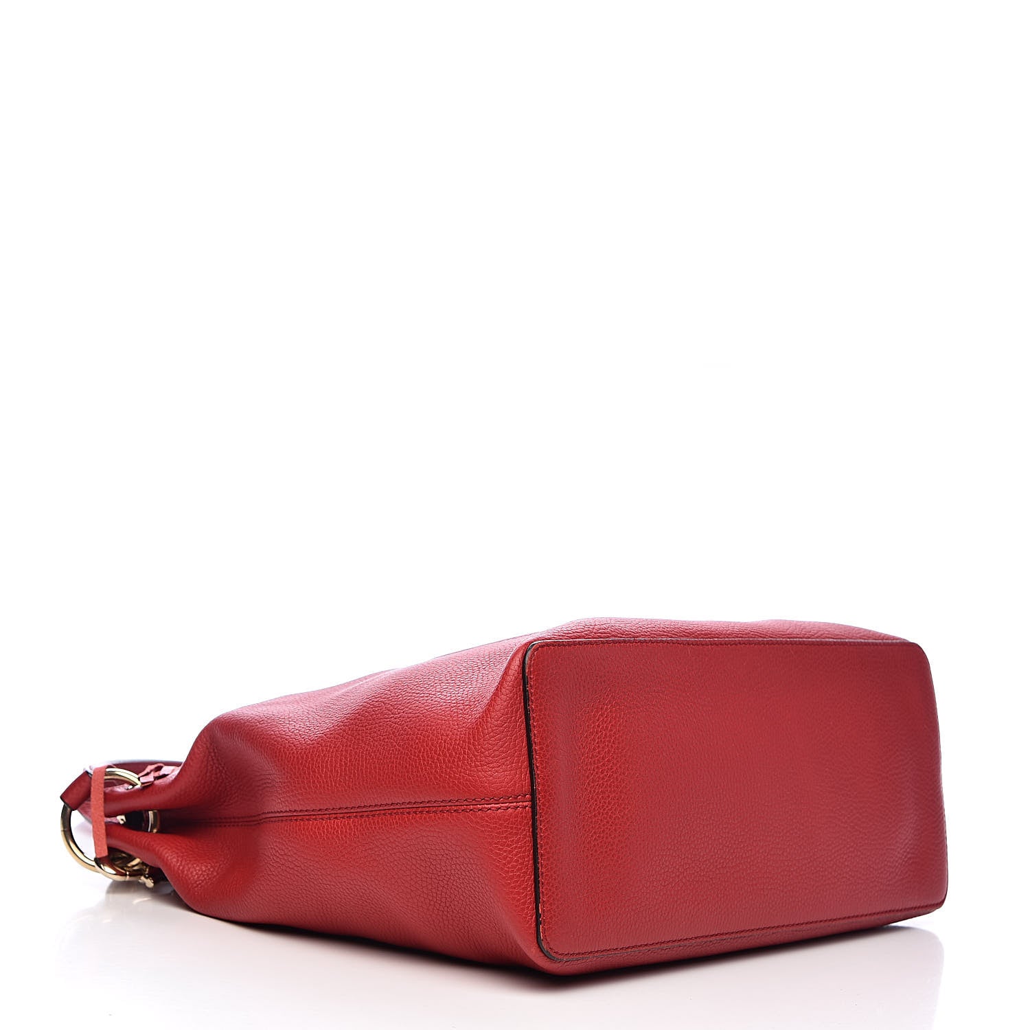 Gucci Pebbled Calfskin Large Soho Hobo Tabasco Red 4 of 15