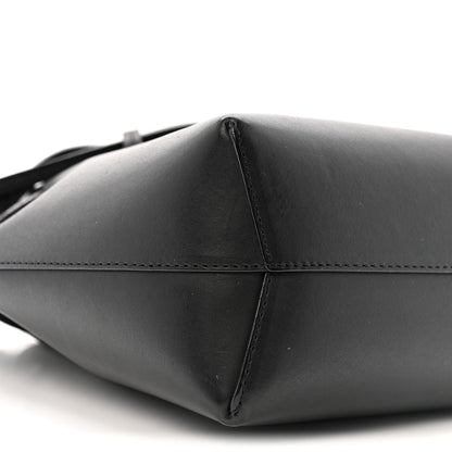 Mansur Gavriel Vegetable Tanned Calfskin Mini Mini Bucket Bag Black Flamma 9 of 12