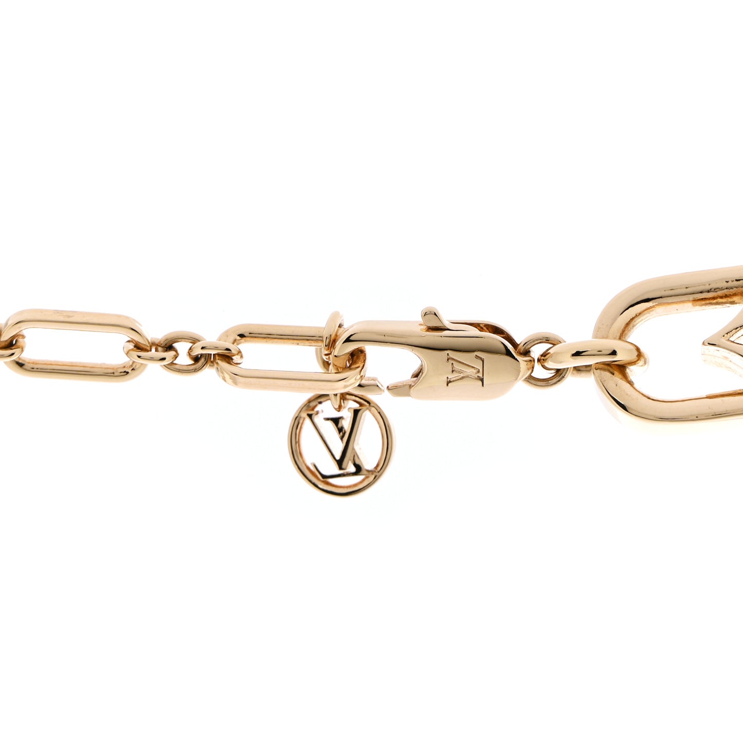 Metal My LV Chain Necklace Gold
