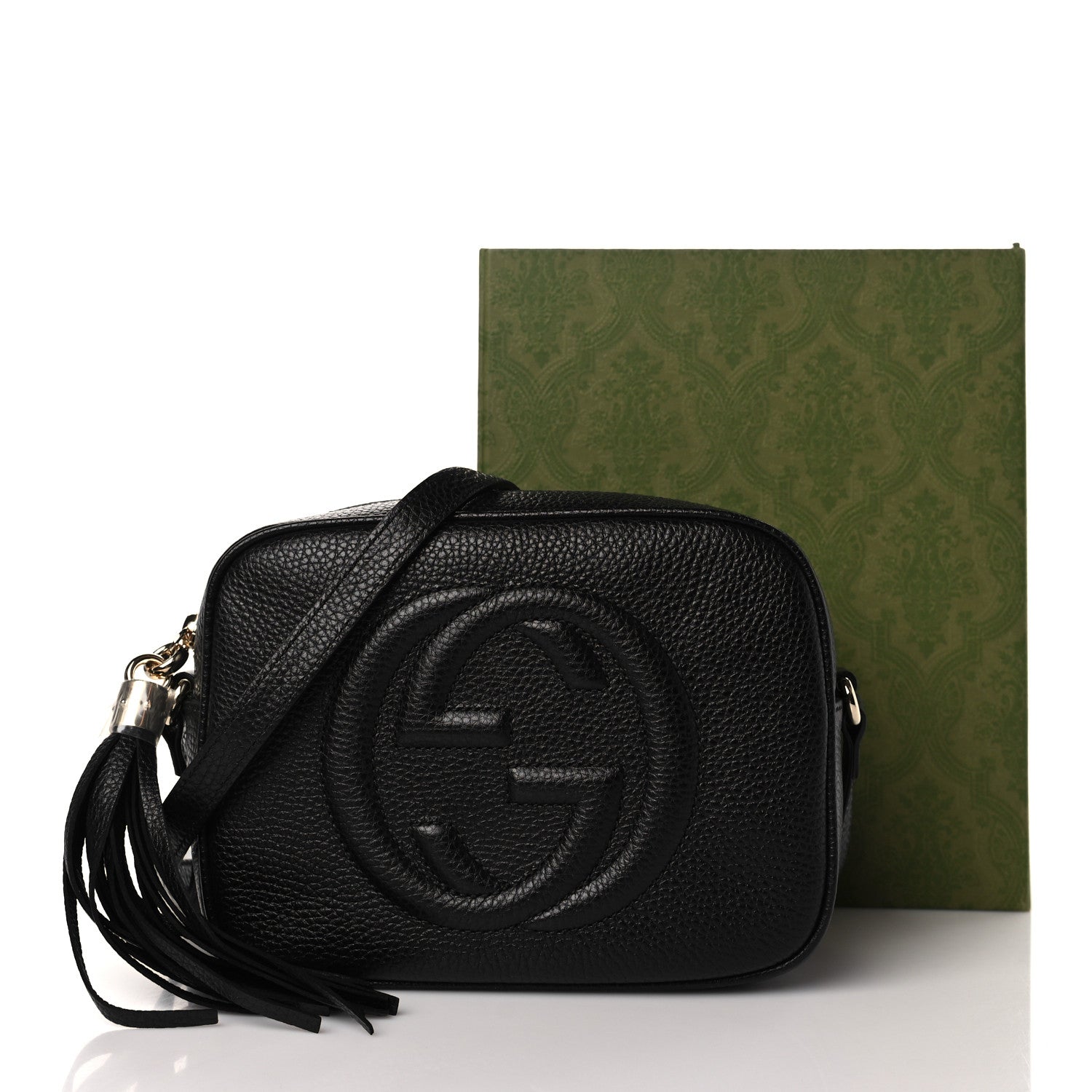 Gucci Pebbled Calfskin Small Soho Disco Bag Black 10 of 10