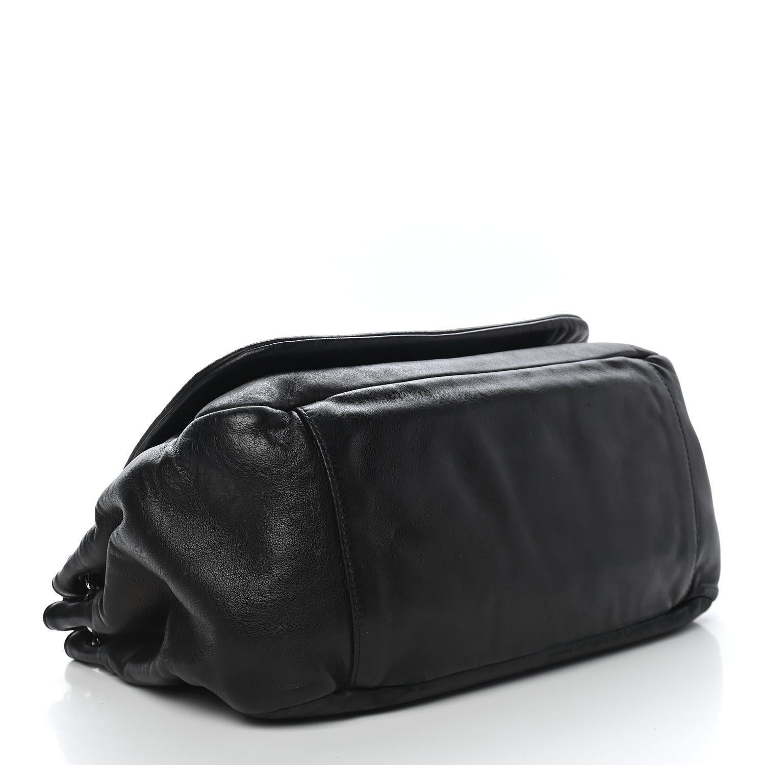 Chanel Lambskin CC Disc Accordion Flap Black 3 of 8