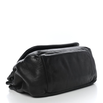 Chanel Lambskin CC Disc Accordion Flap Black 3 of 8